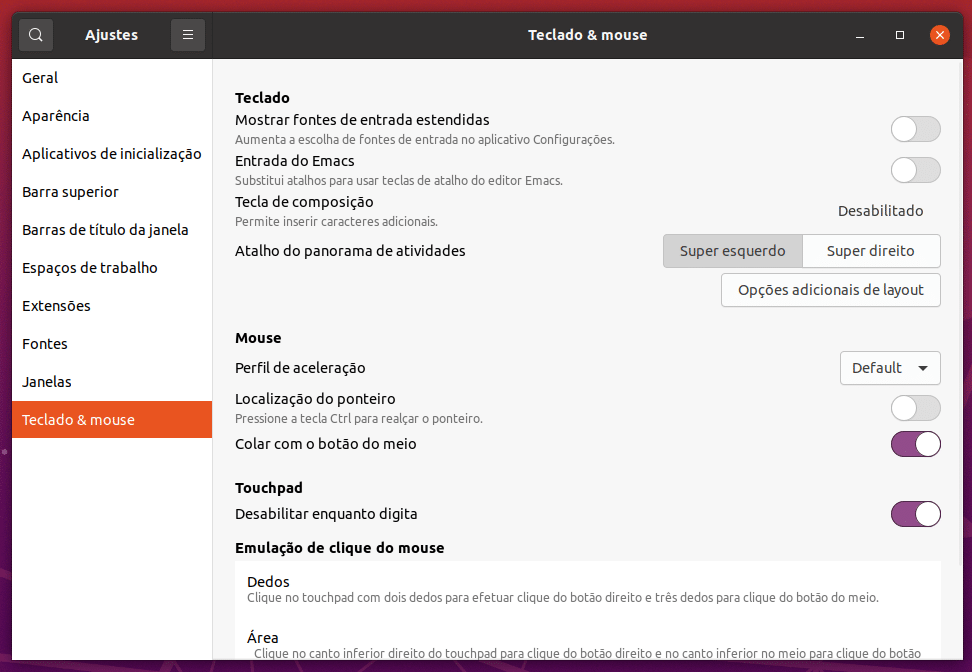 Como corrigir erro do touchpad que não funciona no Ubuntu! Saiba como habilitar o touchpad!