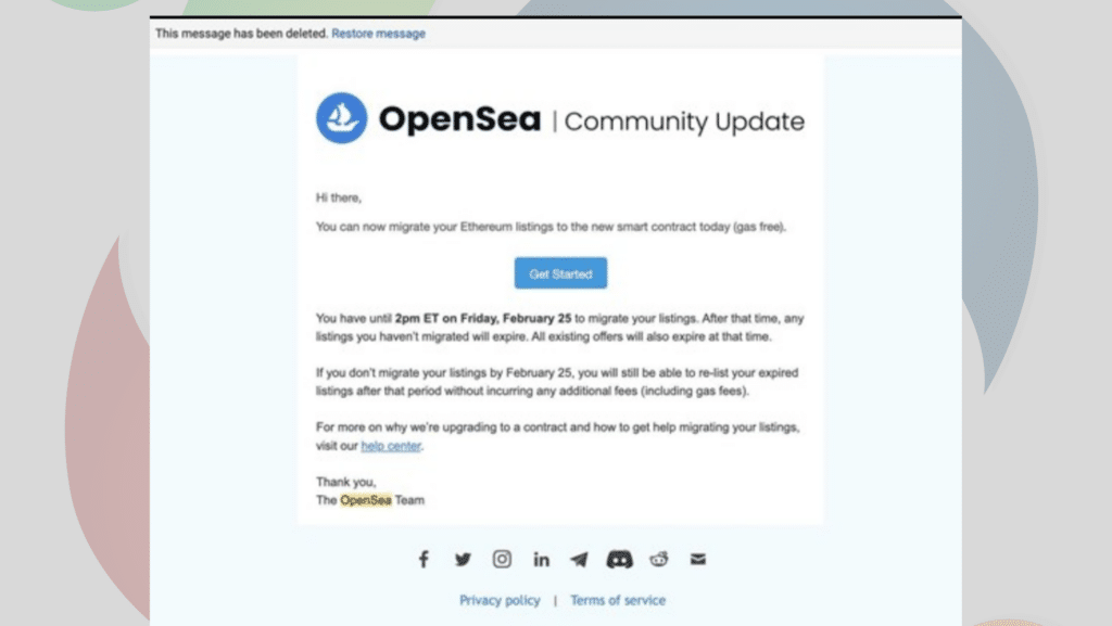 Novo ataque ao OpenSea levou ao roubo de milhões de dólares em NFTs