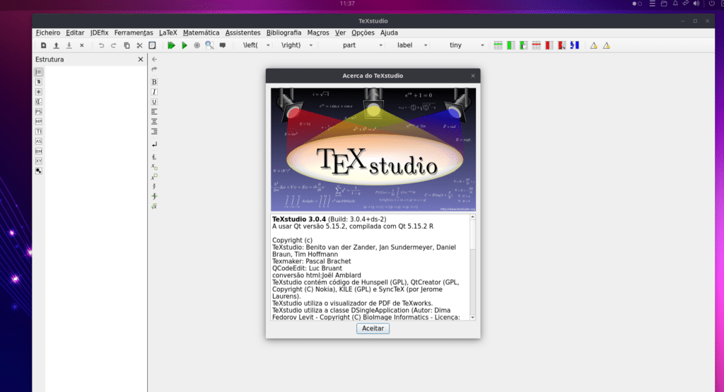 Como instalar o IDE TeXstudio no Ubuntu, Fedora, OpenSuse e derivados