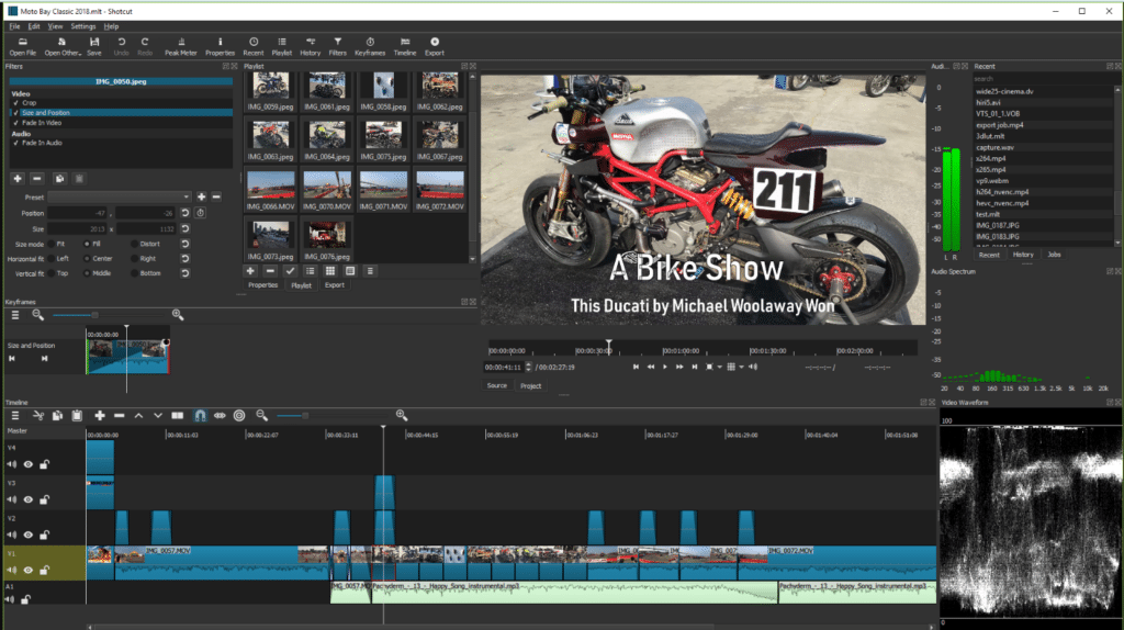 Editor de vídeo Shotcut ganha multi-threading para todos os dimensionamentos de vídeo e alguns filtros