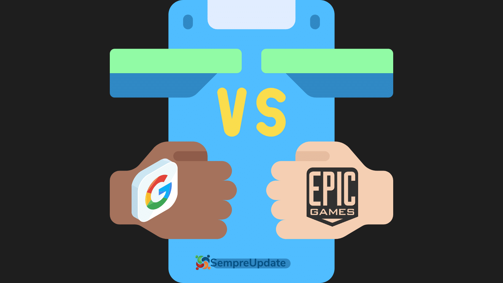 Epic Games reclama do modelo de cobrança da loja de aplicativos do Google