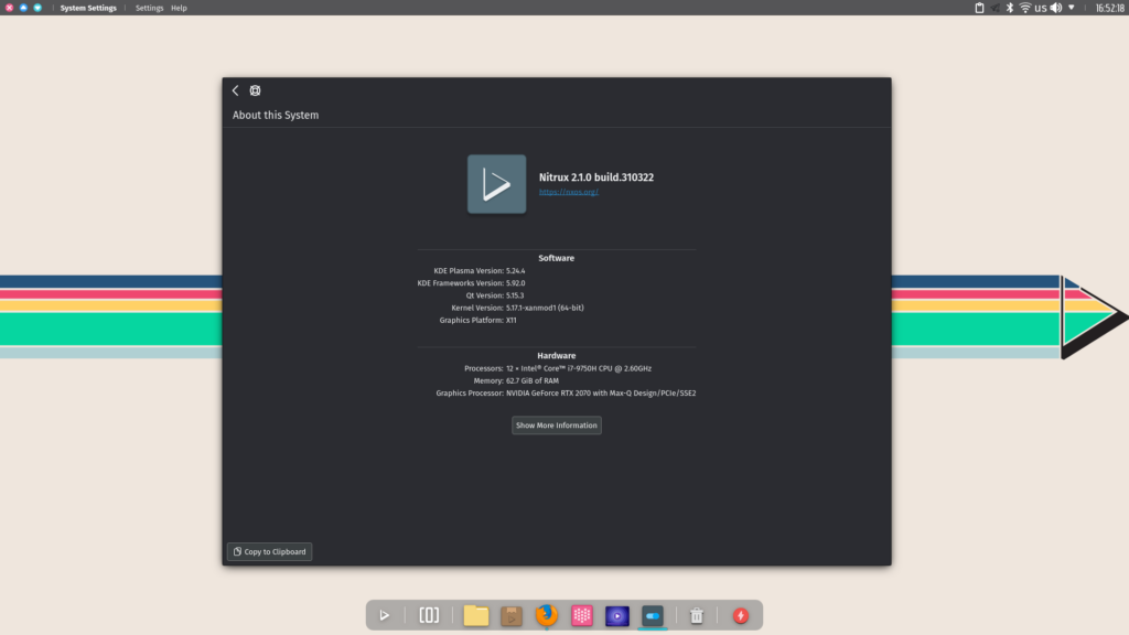 Nitrux 2.1 lançado com suporte para Linux 5.17