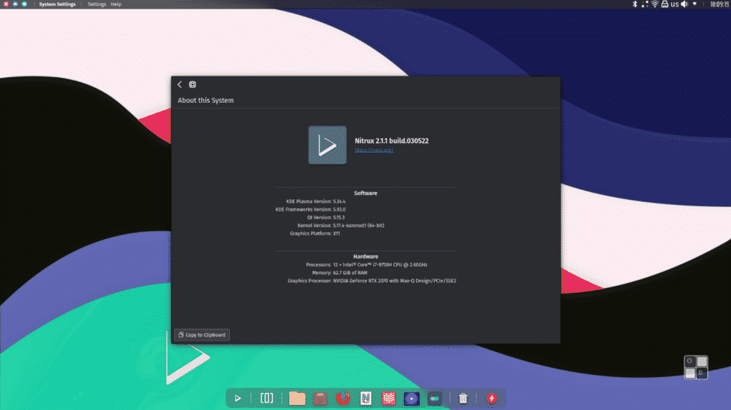 Nitrux 2.2 muda para Linux 5.17 e adiciona criptografia de disco completo
