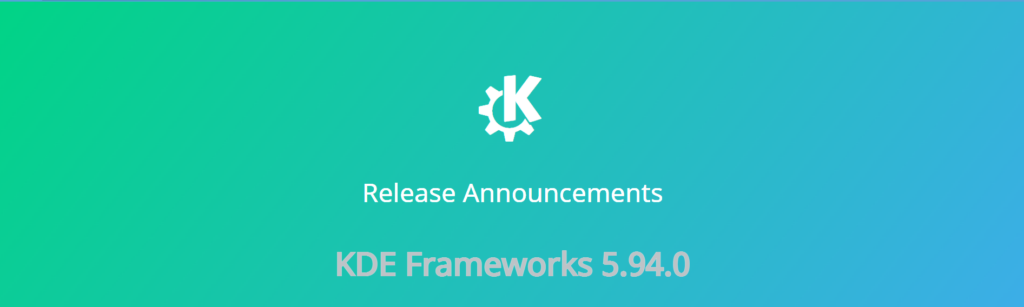 KDE Frameworks 5.94 vem com mais de 200 alterações