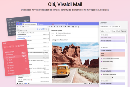 Vivaldi Mail é estável e pronto para uso diário