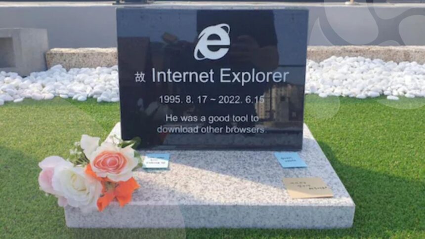 depois-de-ser-encerrado-pela-microsoft-um-coreano-construiu-uma-lapide-do-internet-explorer
