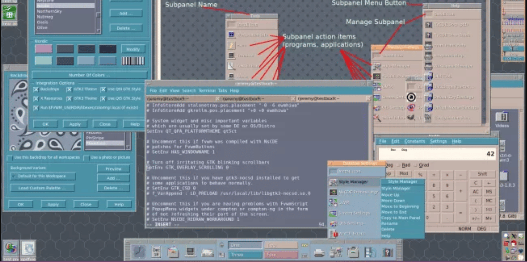 NsCDE 2.2 é um desktop retrô com inspiração no CDE do Unix