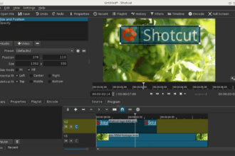 Editor de vídeo Shotcut 22.09 tem suporte para animações WebP e novos filtros de vídeo