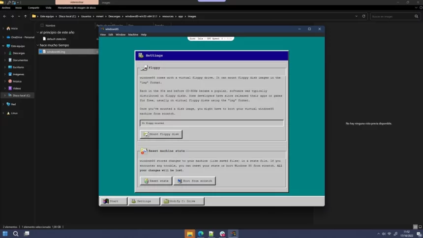 Windows 95 vira aplicativo e pode ser usado no Mac, Linux e Windos 11