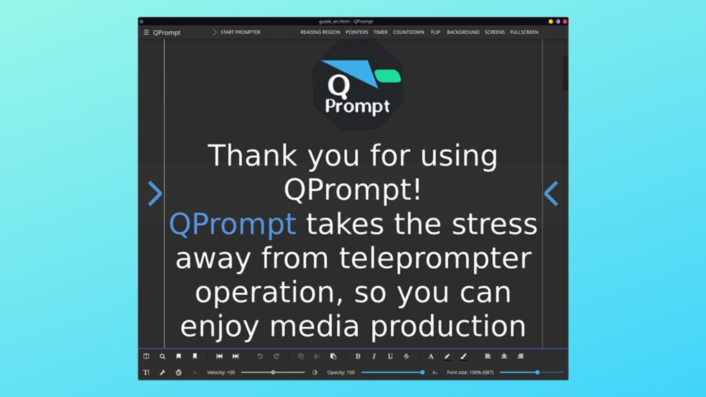 como-instalar-o-teleprompter-qprompt-no-linux