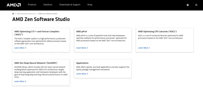 AMD lança nova área de site para o Zen Software Studio
