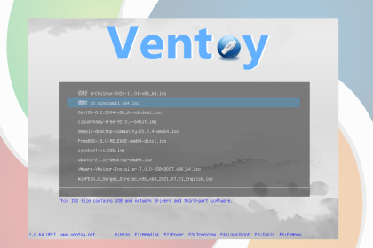 Ventoy 1.0.90 adiciona suporte para LibreELEC 11.0 e Chimera Linux