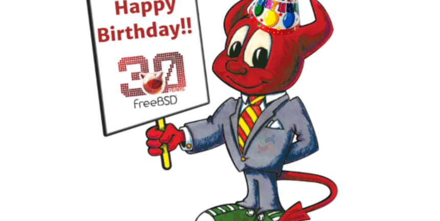 FreeBSD comemora o 30º aniversário