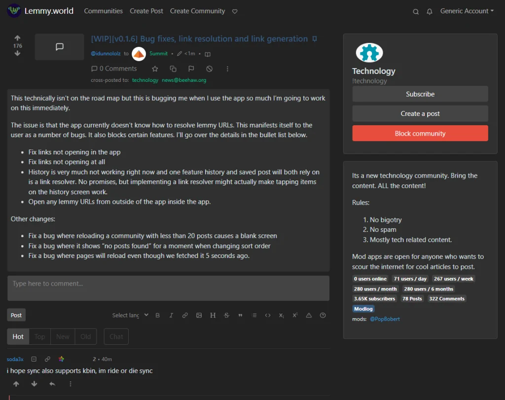 Lemmy: uma alternativa Reddit de código aberto descentralizada para explorar