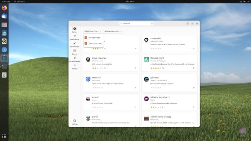 Ubuntu 23.10 pode ter novo aplicativo de software  e reduzir necessidade de arquivos DEB