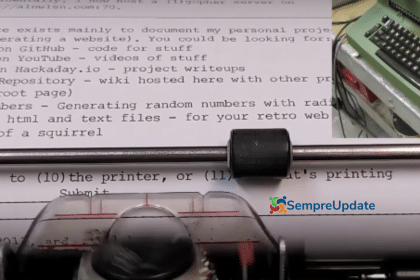 Engenheiro faz máquina de escrever funcionar com Linux