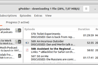 Cliente de podcast de código aberto gPodder tem novo lançamento