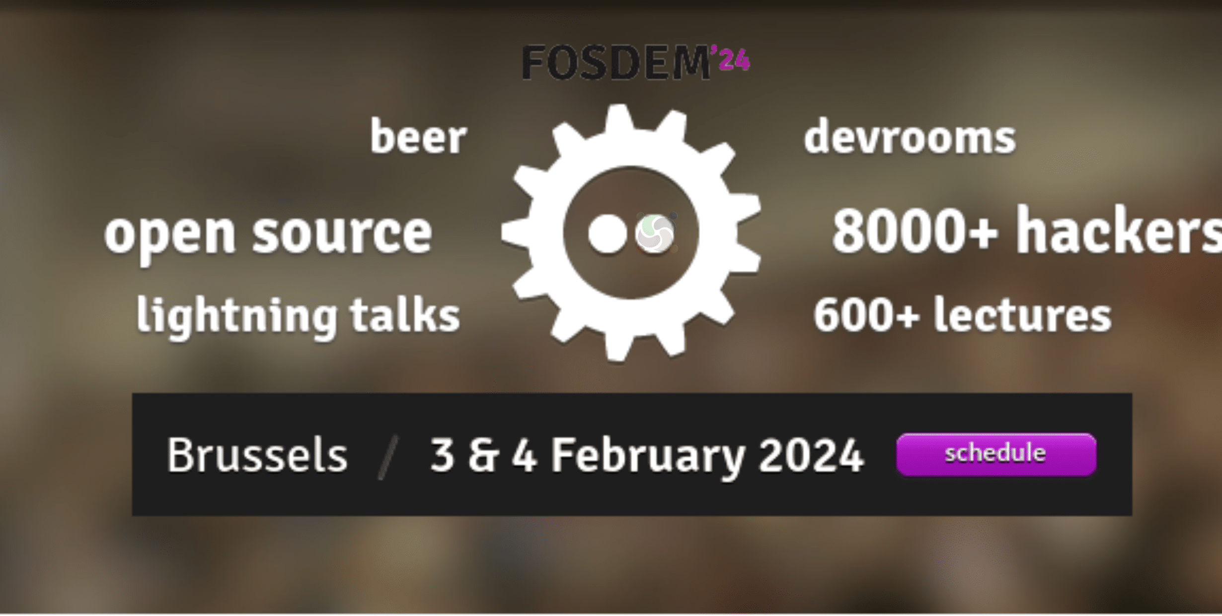 DevRoom gráfico de código aberto retornando para FOSDEM 2024