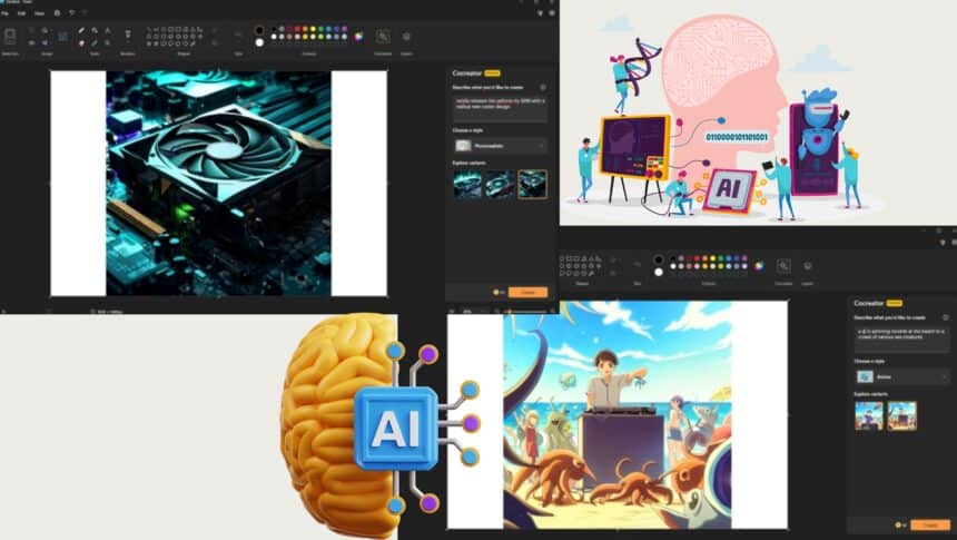 Microsoft Paint agora é um gerador de imagens de IA