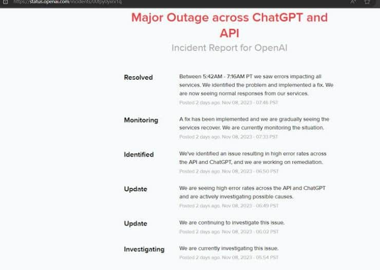 Ataque DDoS atinge OpenAI, afetando o ChatGPT e outros serviços