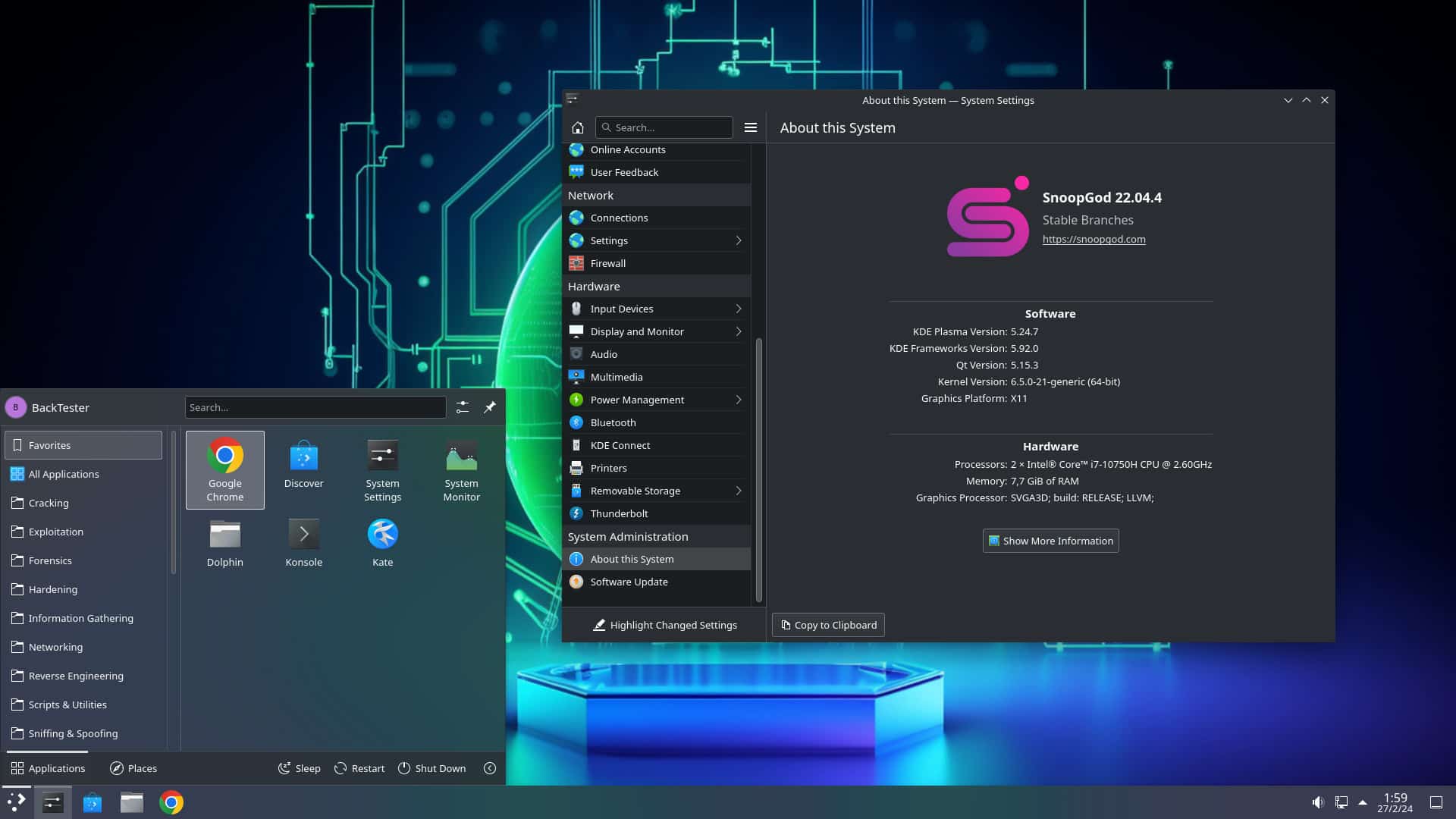 SnoopGod Linux é uma distribuição para Segurança Cibernética no melhor estilo Kali Linux