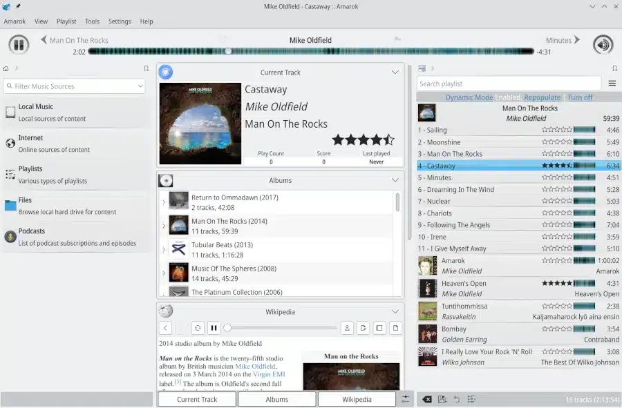 Music Player Amarok lança versão 3.0 depois de seis anos 