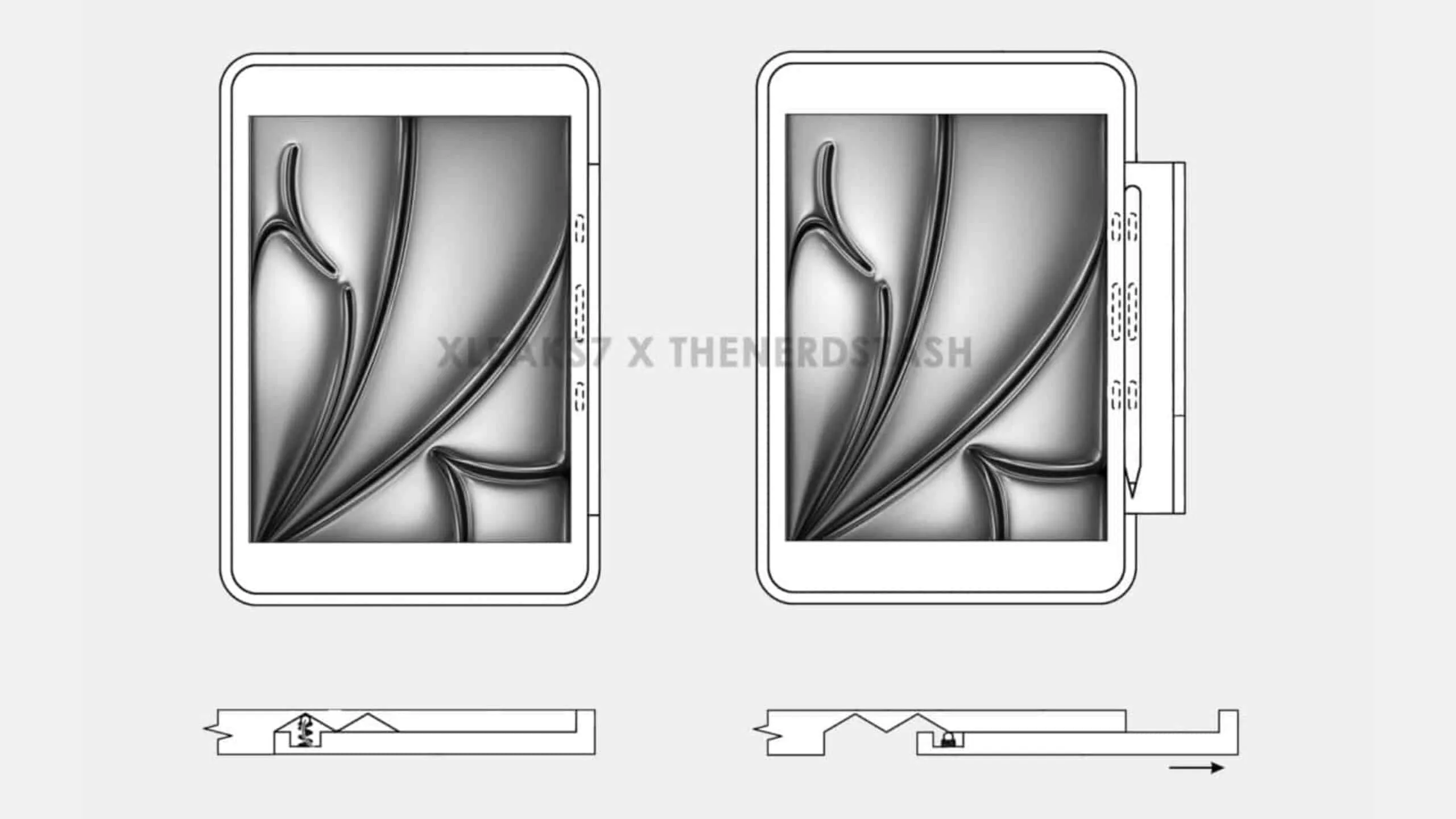 patente-apple-revela-um-ipad-com-bandeja-retratil-para-apple-pencil