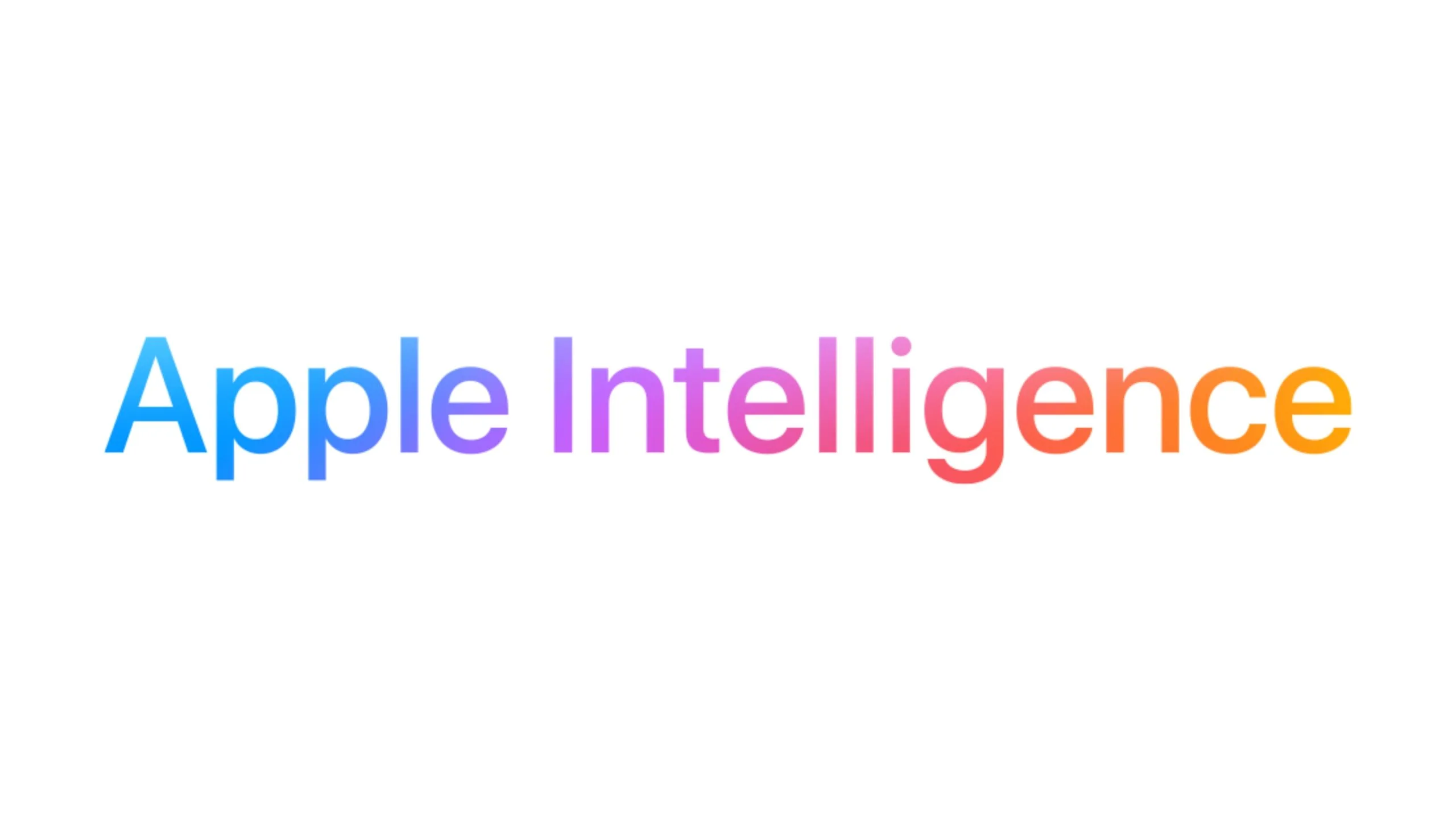 Imagem com a logomarca do Apple Intelligence