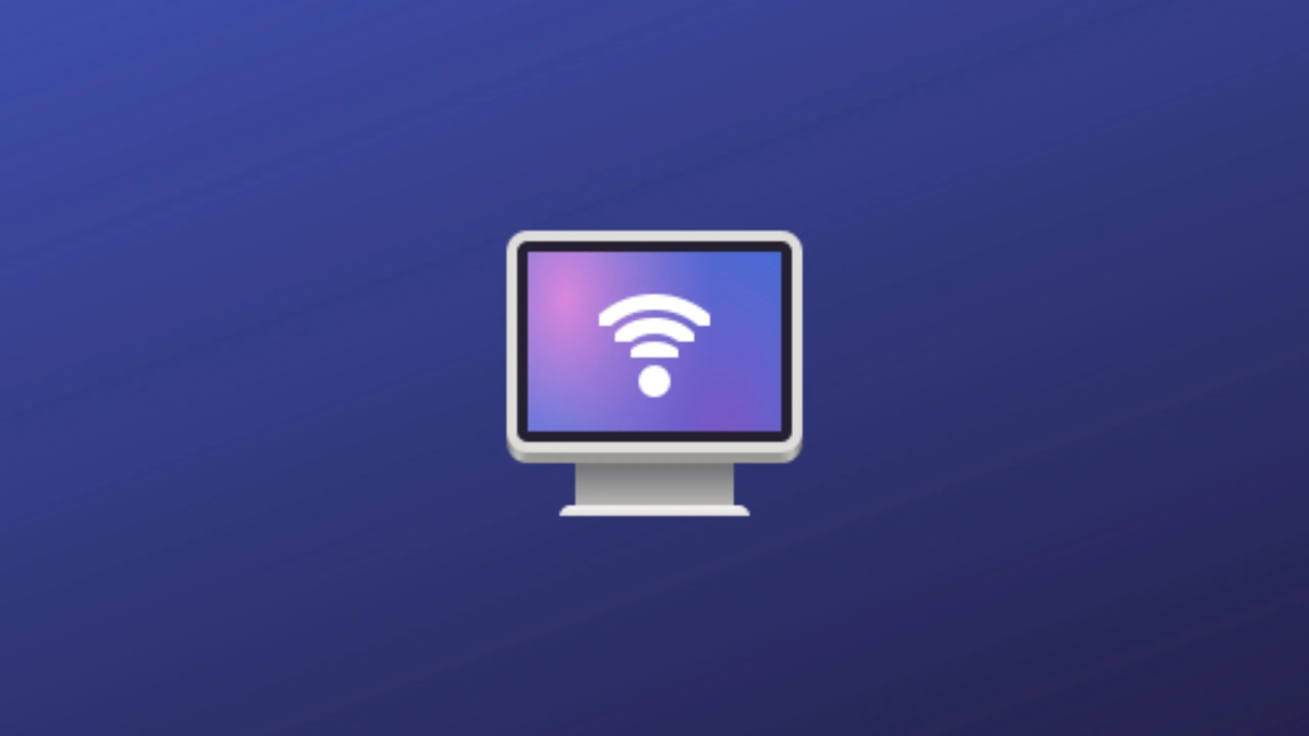 Imagem da logomarca doGNOME network displays com fundo azul