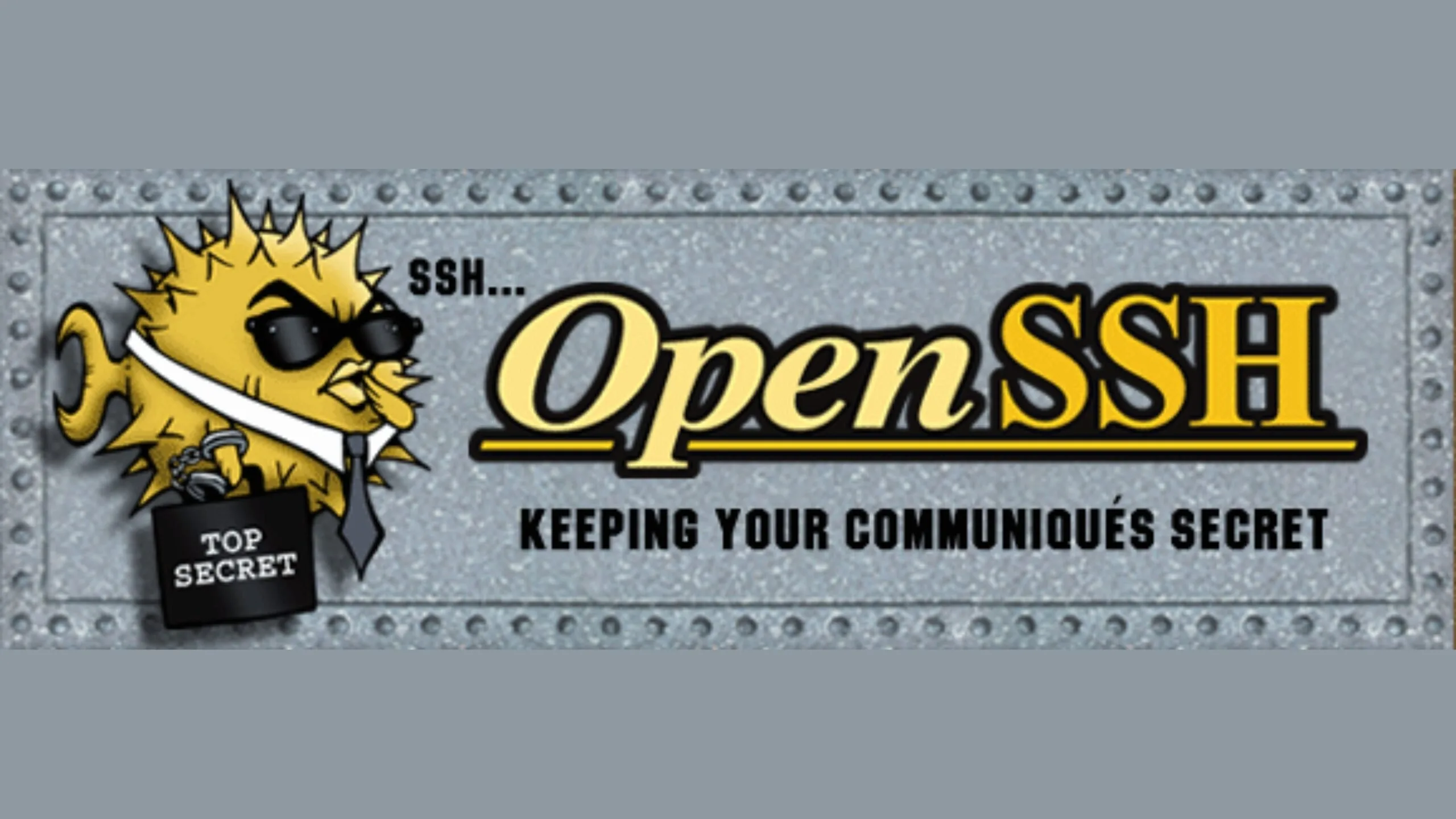 Imagem com a logomarca do OpenSSH
