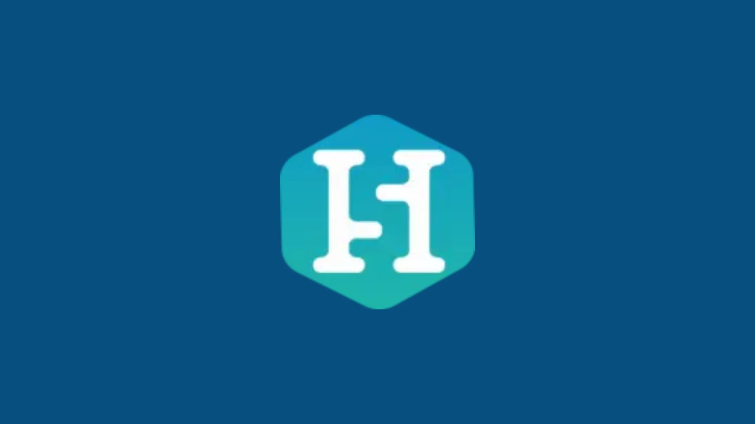 Imagem com a logomarca do Haysell com fundo azul
