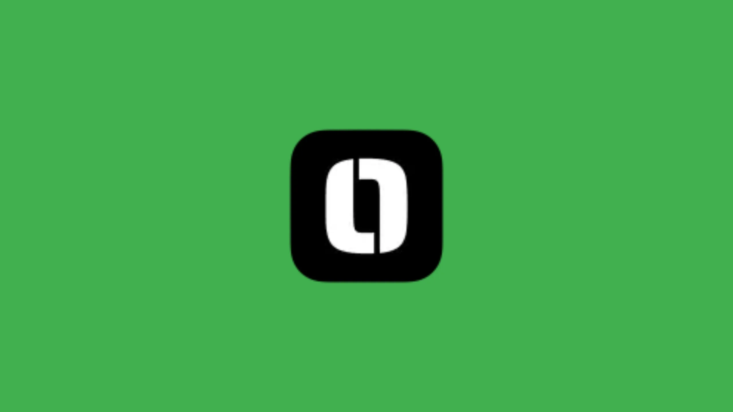 Imagem com a logomarca do Overlayed com fundo verde