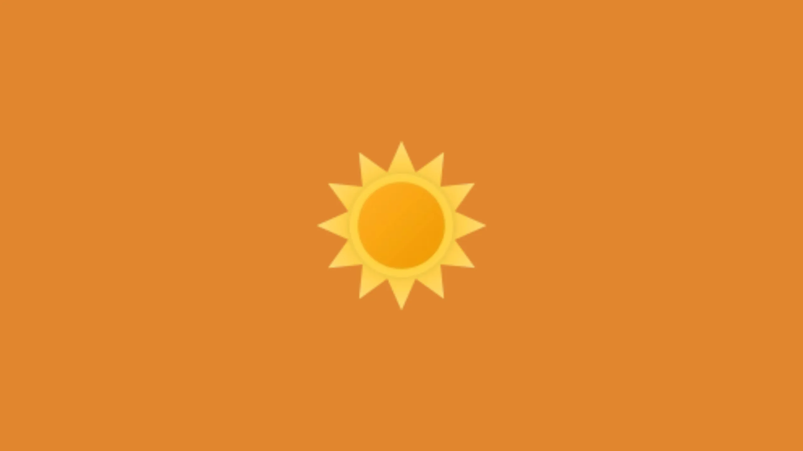 Imagem com a logomarca do GTK Meteo com fundo laranja
