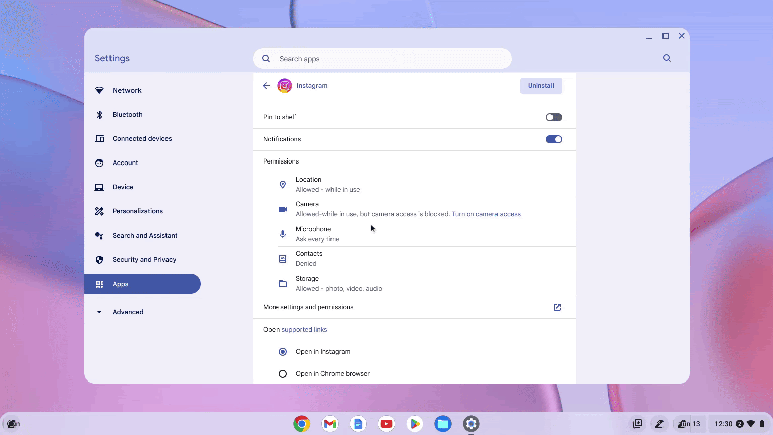 Chrome OS 128