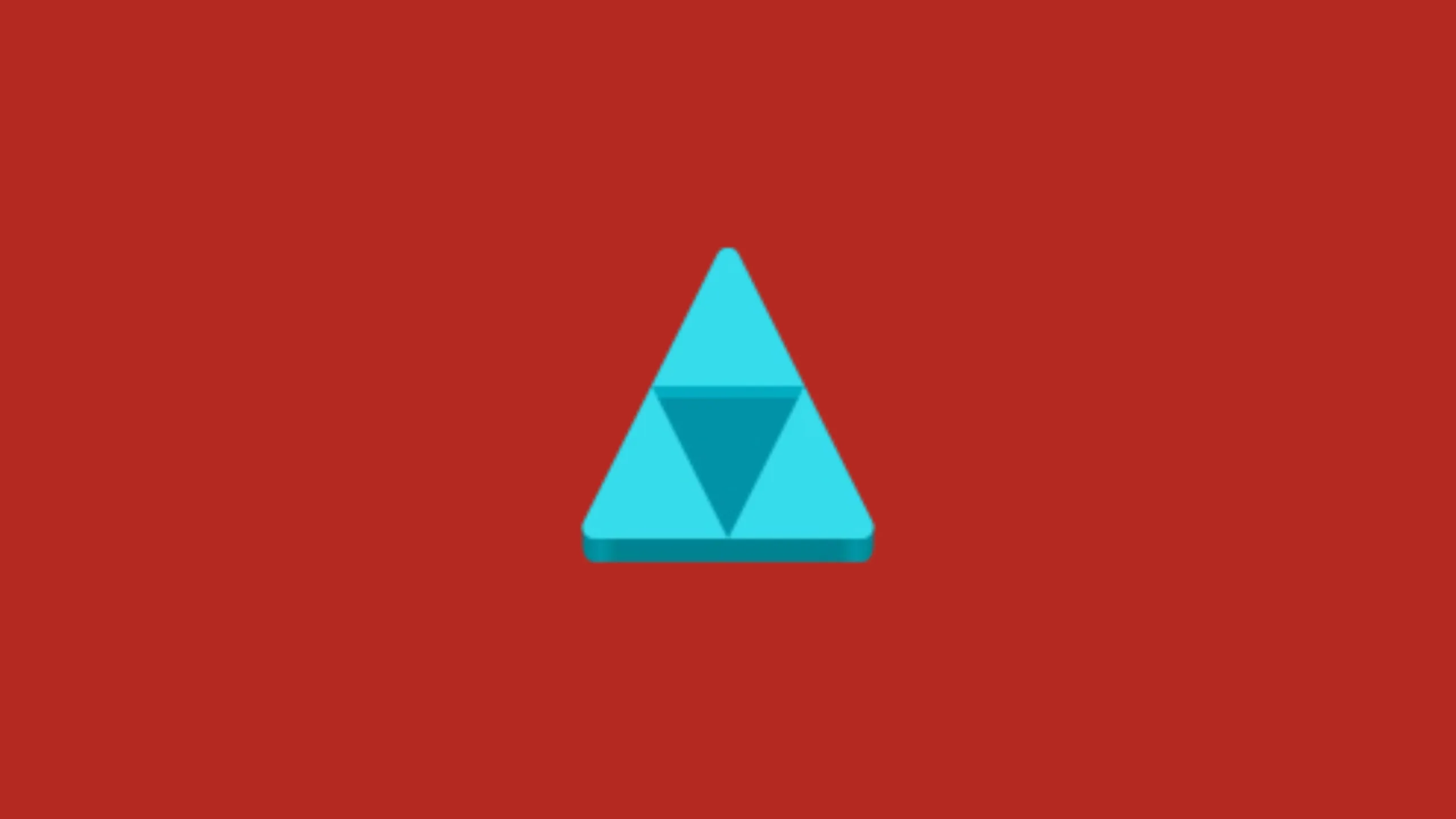 Imagem com a logomarca do Fosstriangulator com fundo vermelho