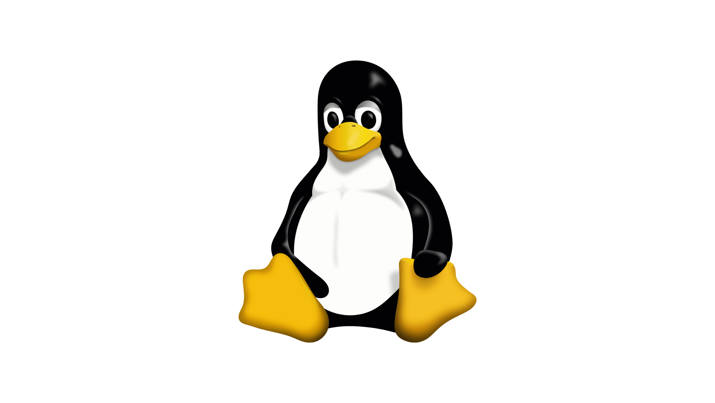 Ilustração do Tux, o pinguim mascote oficial do Linux, sentado com expressão amigável