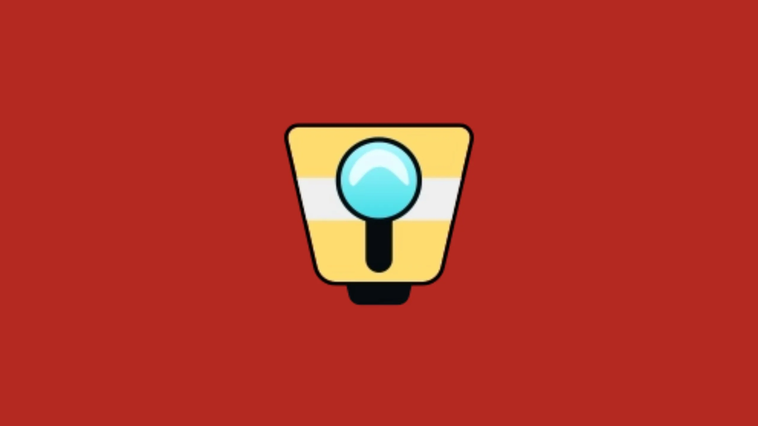Imagem com a logomarca do Clapgrep com fundo vermelho