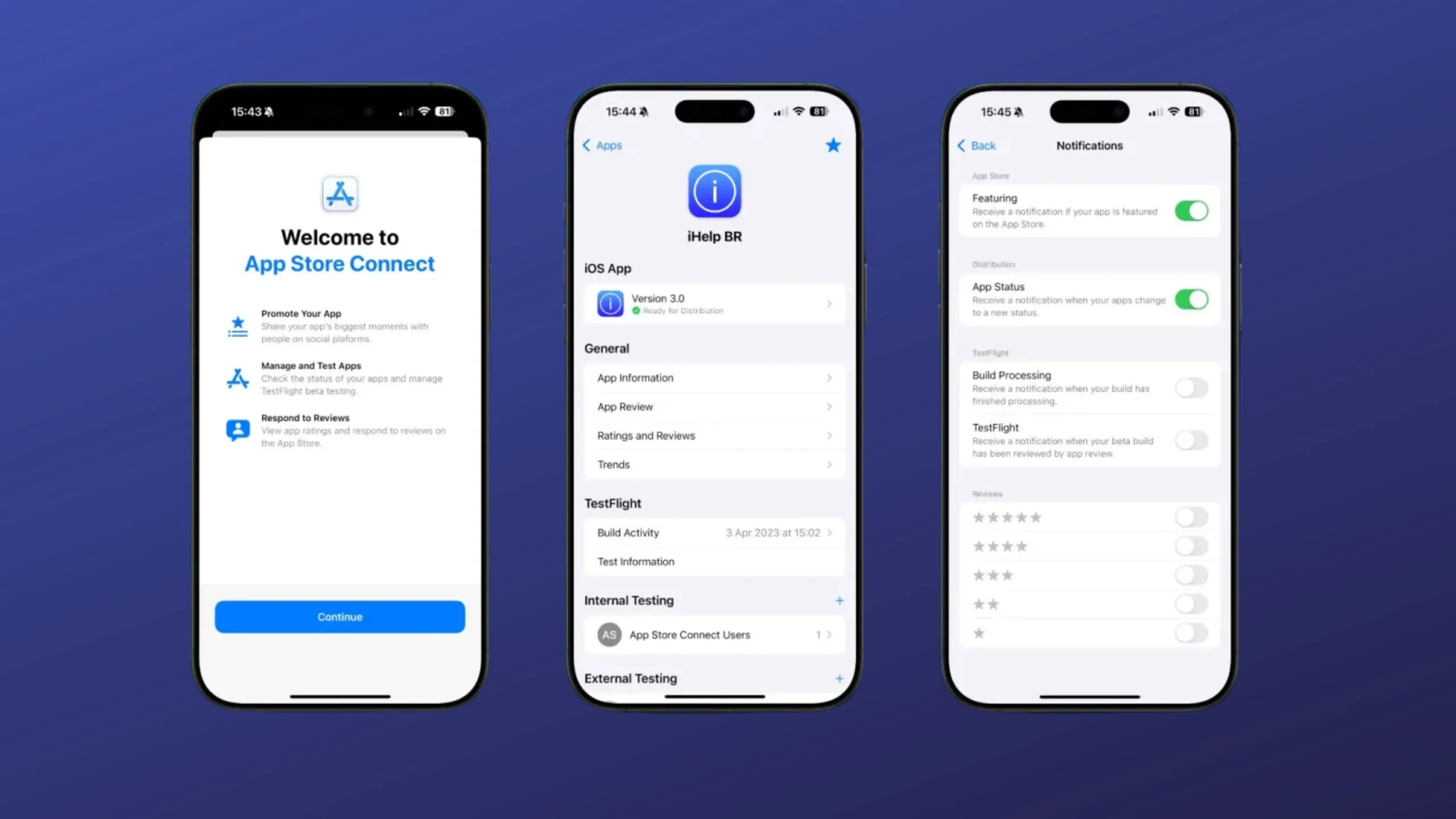 Imagem App Store Connect 2.0