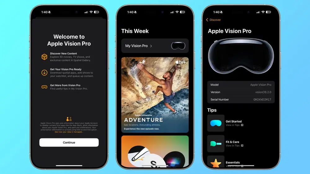 Apple lança iOS 18.4 beta 3 com novidades e melhorias 3 8ABXajwD vision pro app