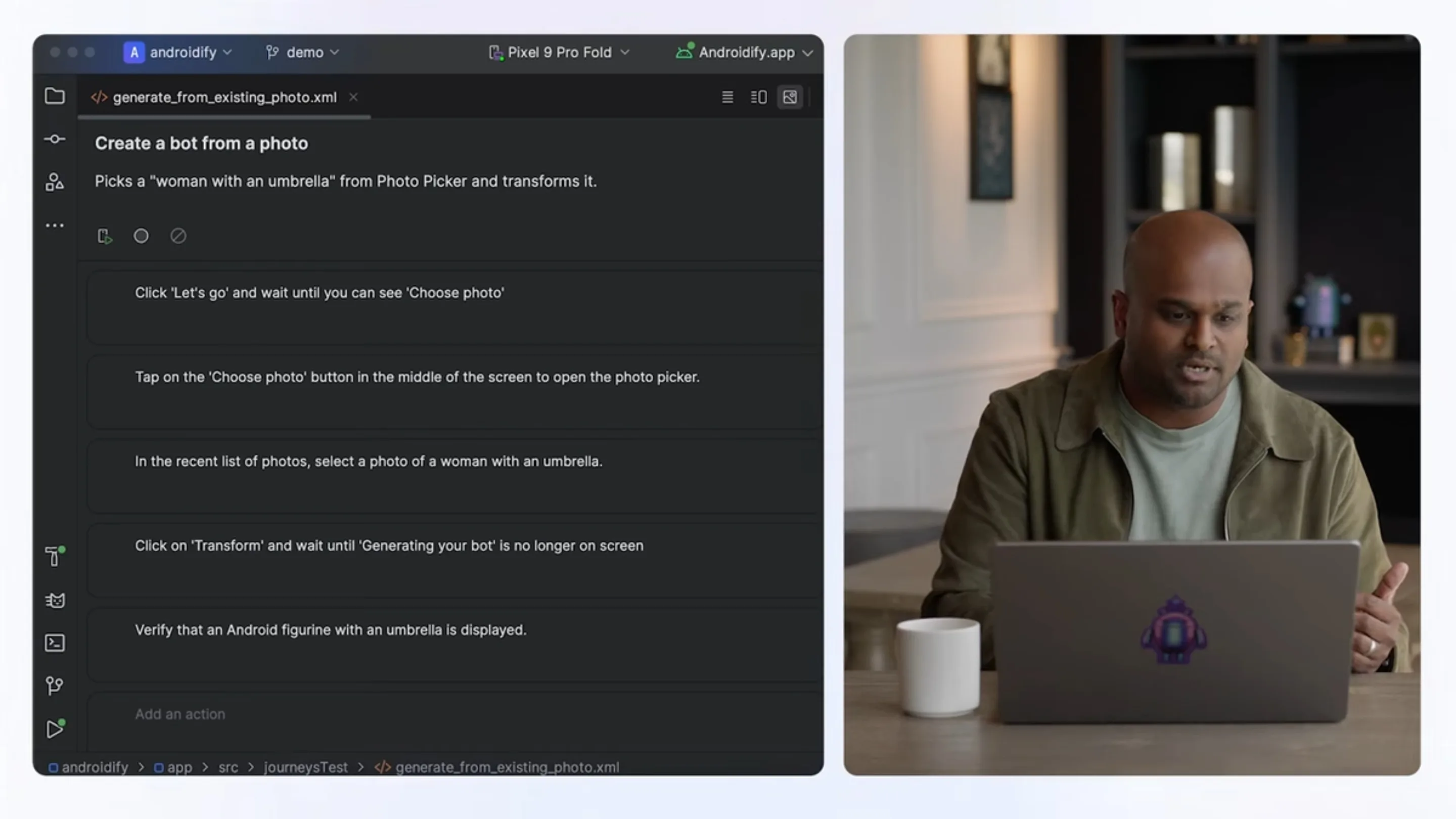 Android Studio: Testes com IA e diagnósticos inteligentes aceleram o desenvolvimento de apps 2 Android Studio IA