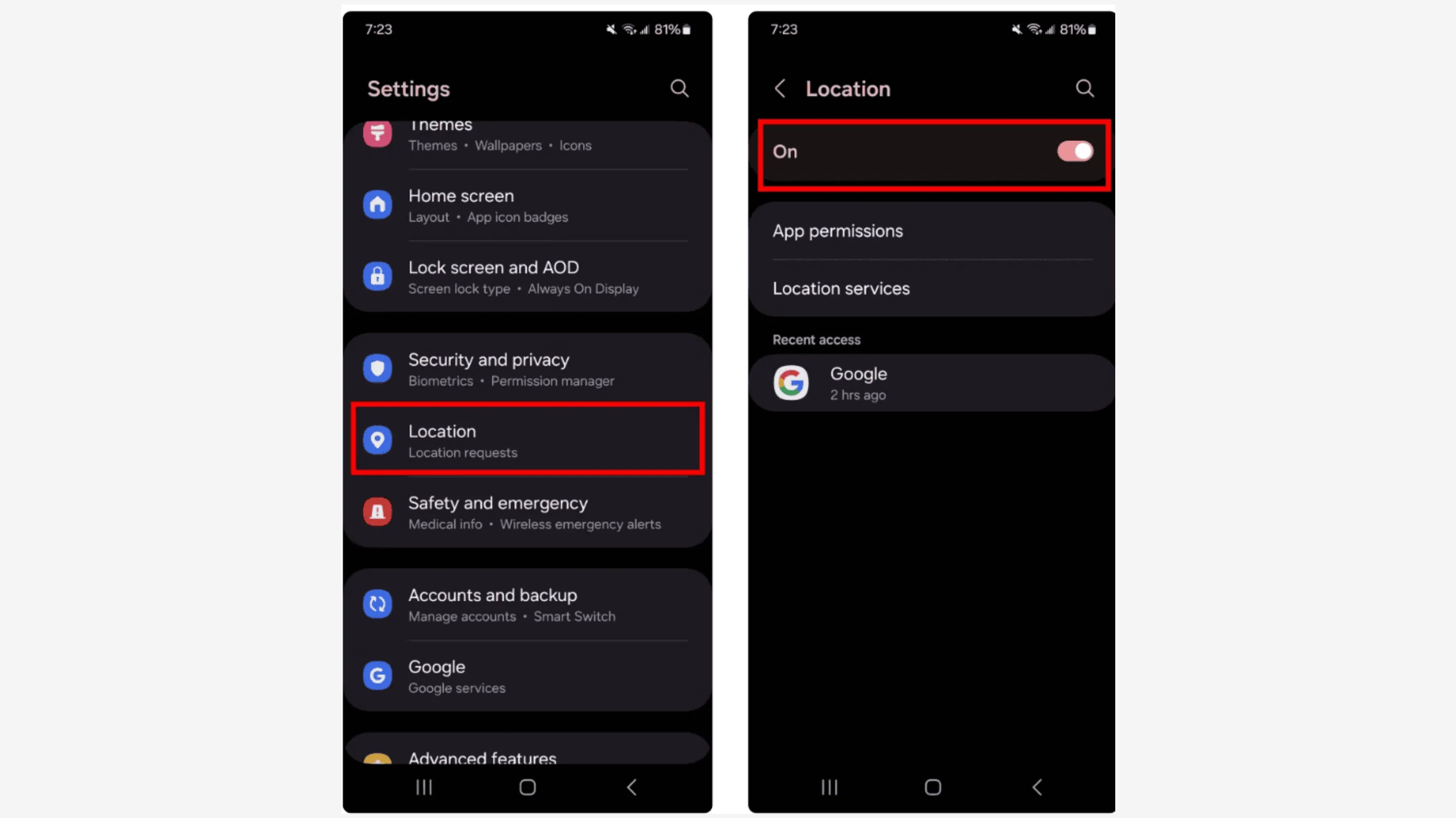 Como controlar sua privacidade e bloquear o rastreamento de localização no Android 2 Rastreamento localização Android