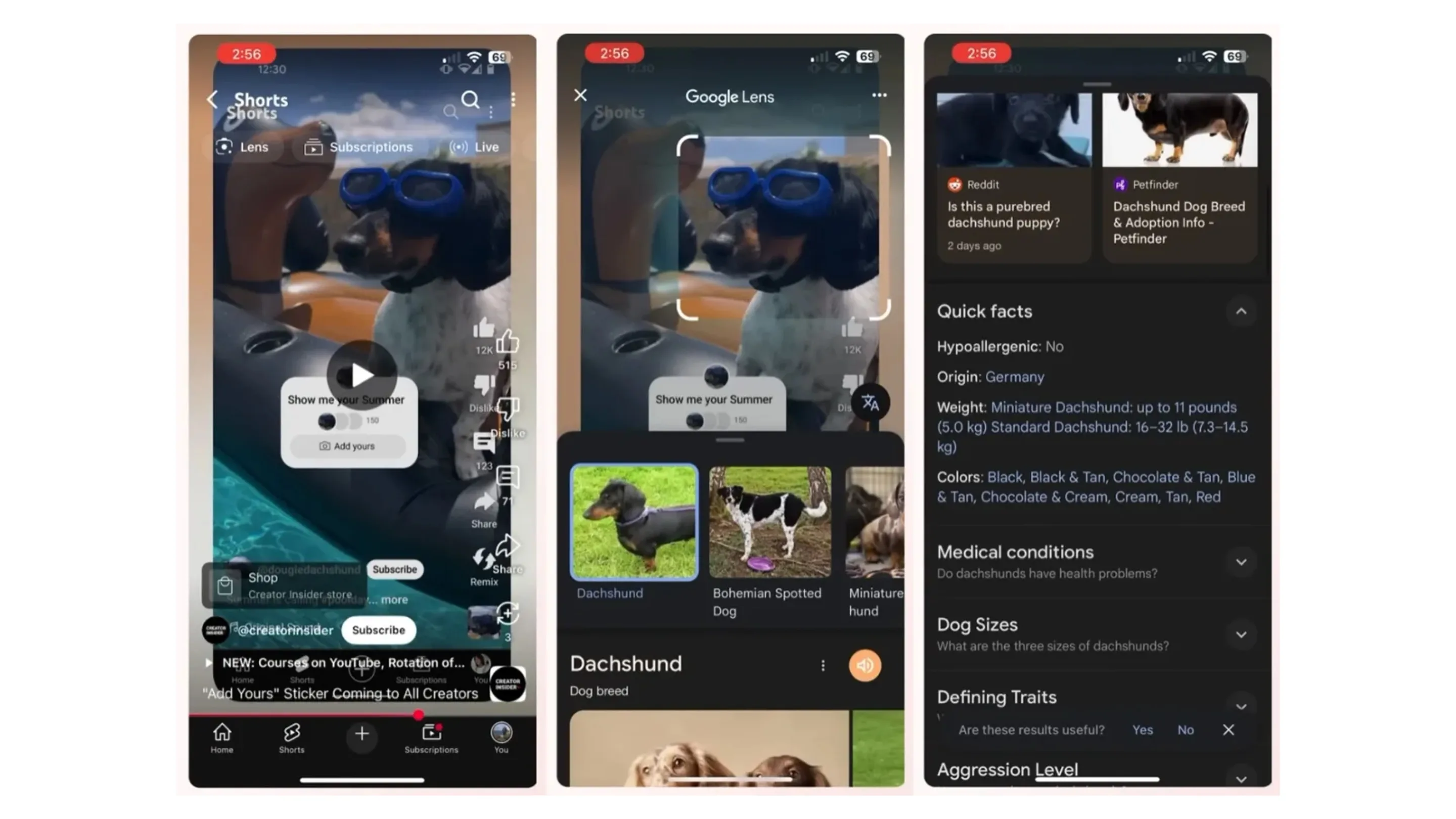 Google Lens ganha integração com vídeos do YouTube Shorts 2 Google Lens no YouTube