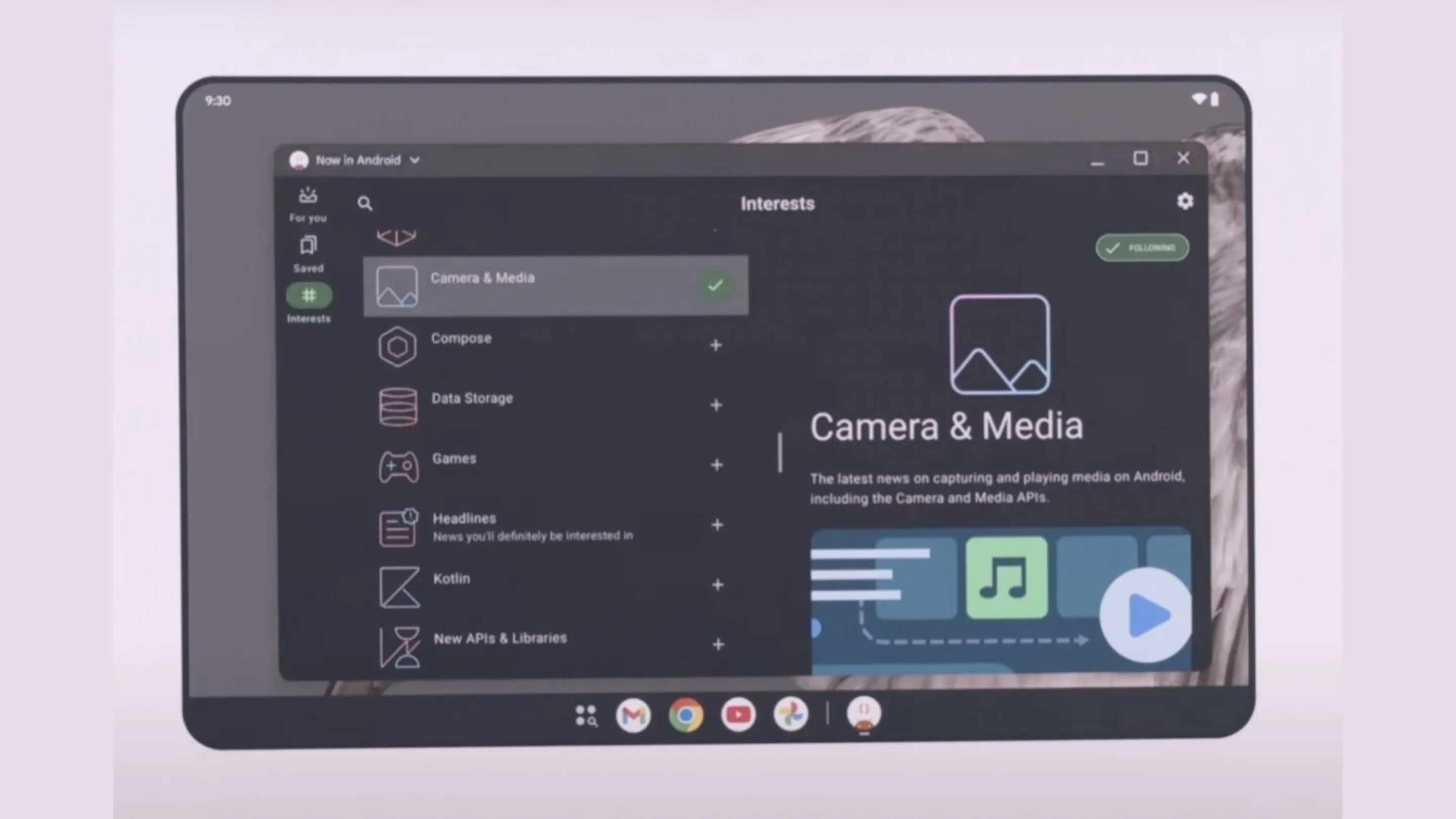 Modo desktop Android 16