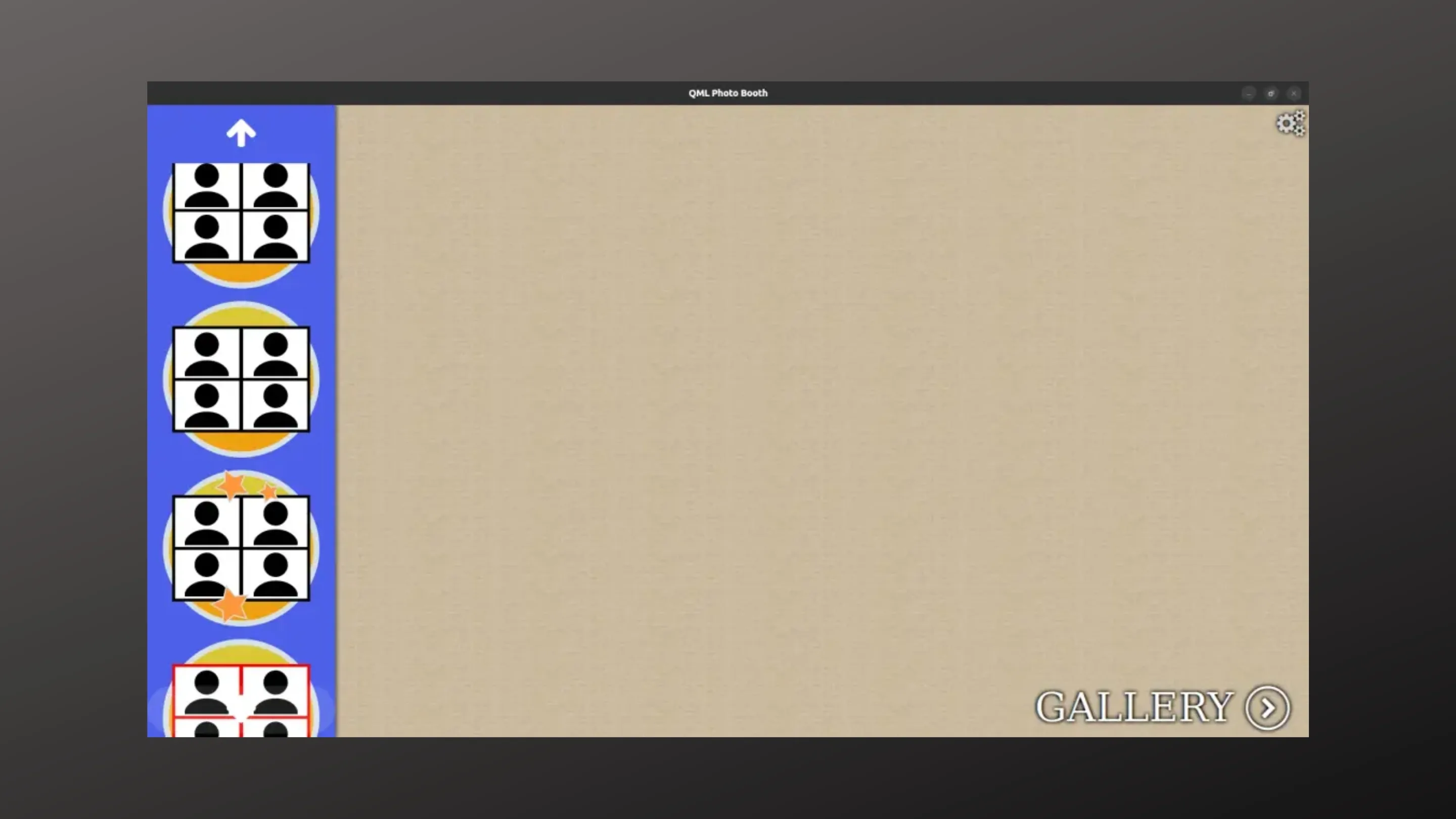 Instale o Photobooth, um app de cabine fotográfica, no Ubuntu, Fedora, Debian e outras distribuições Linux com Flatpak 2 Imagem com a interface do Photobooth