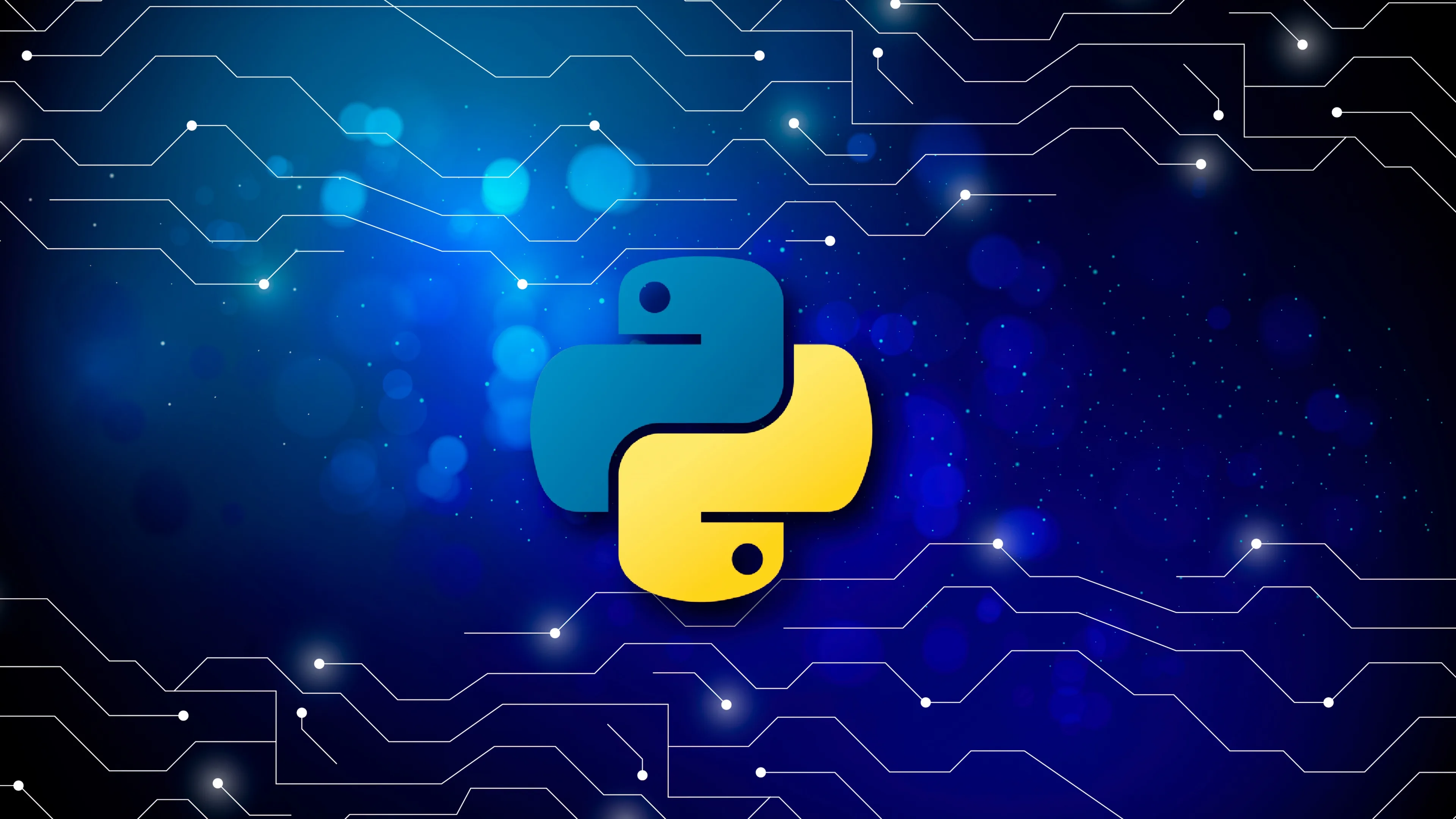 a blue and yellow snake logo