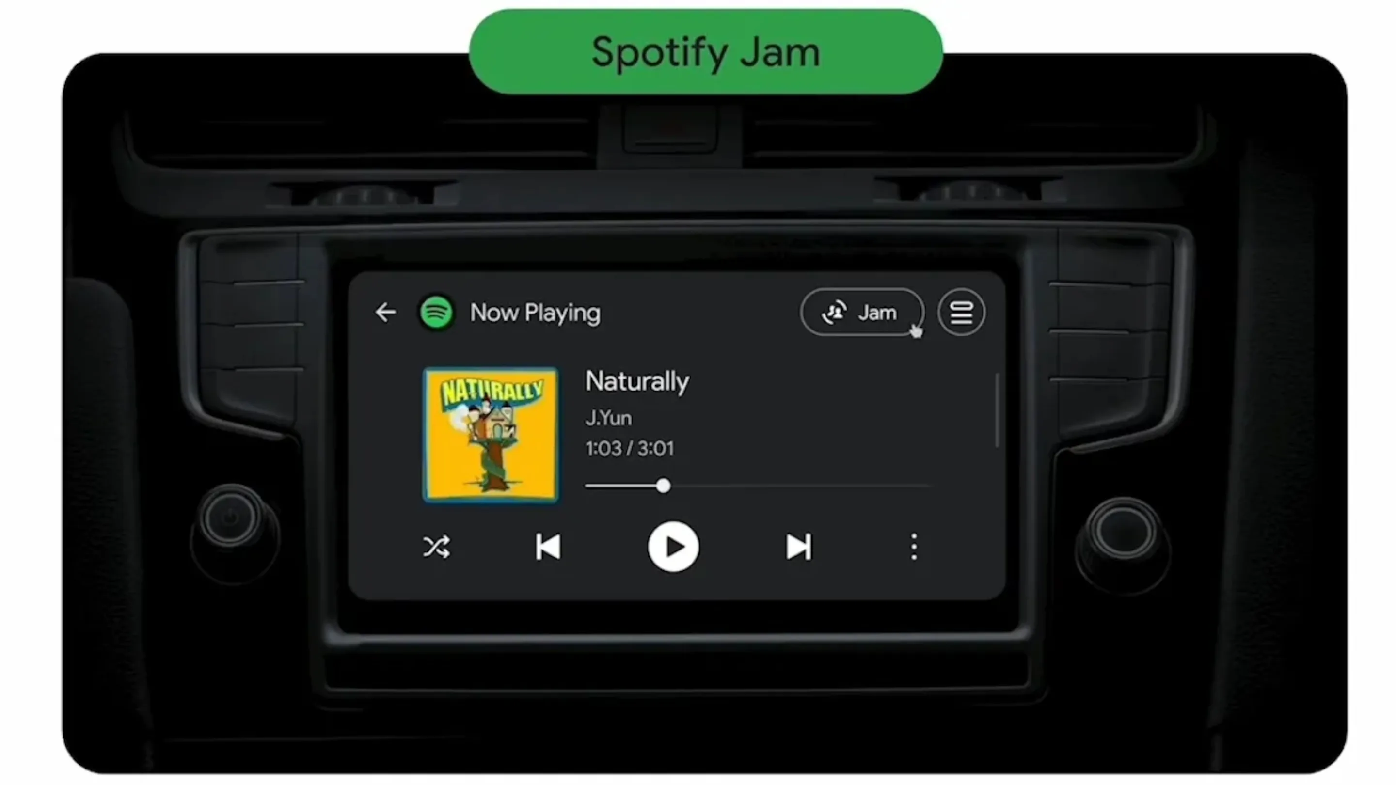 Playlists Spotify Android Auto