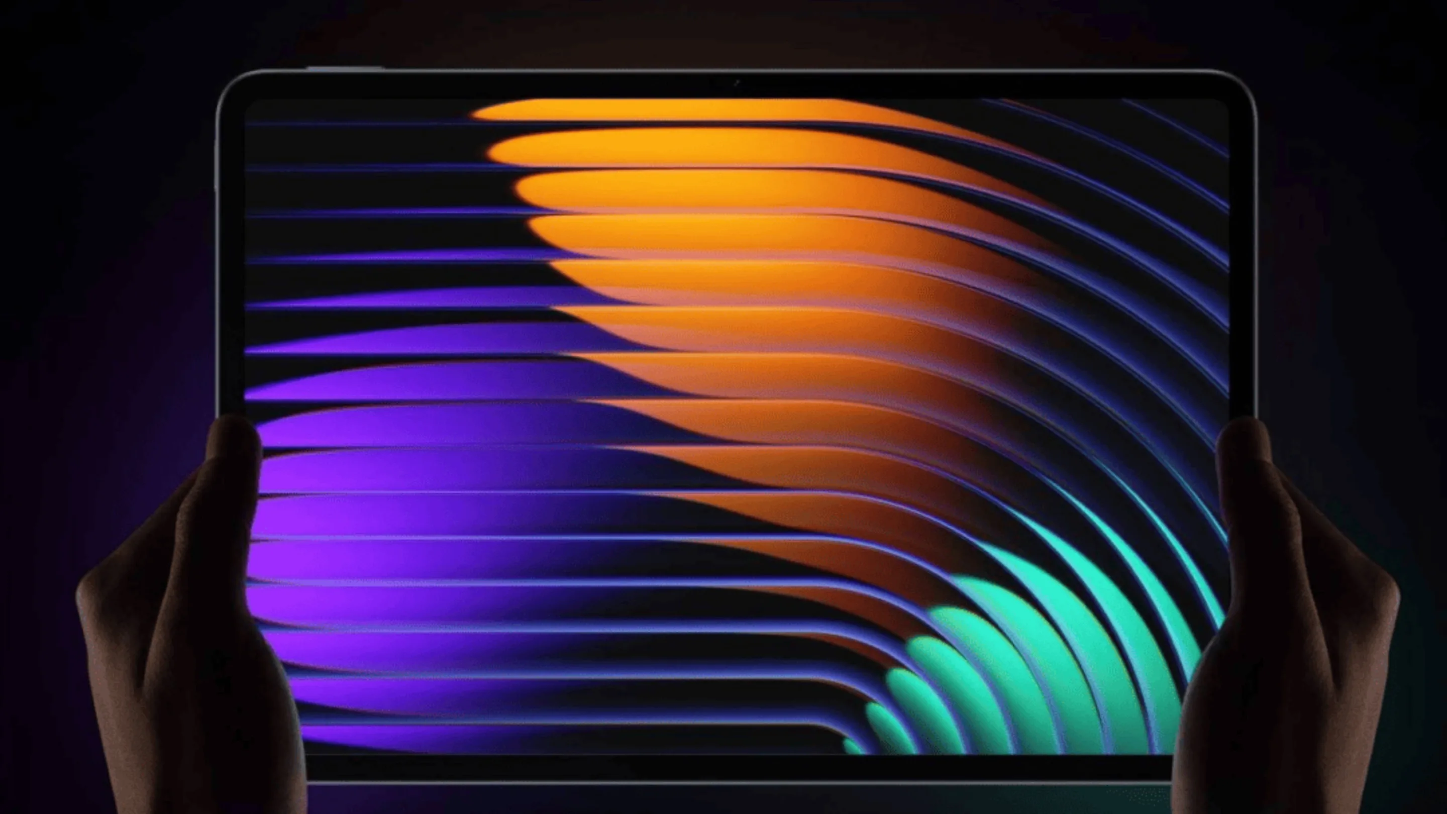 Renderização do Xiaomi Pad 7S Pro com tela de 12,5 polegadas e chip Xring O1 em destaque
