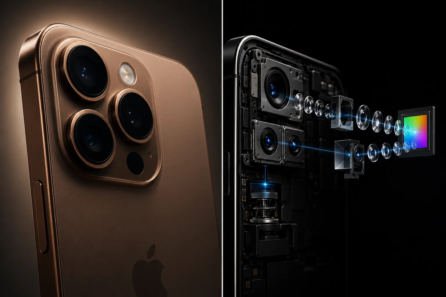 18 pro max camera zoom abertura