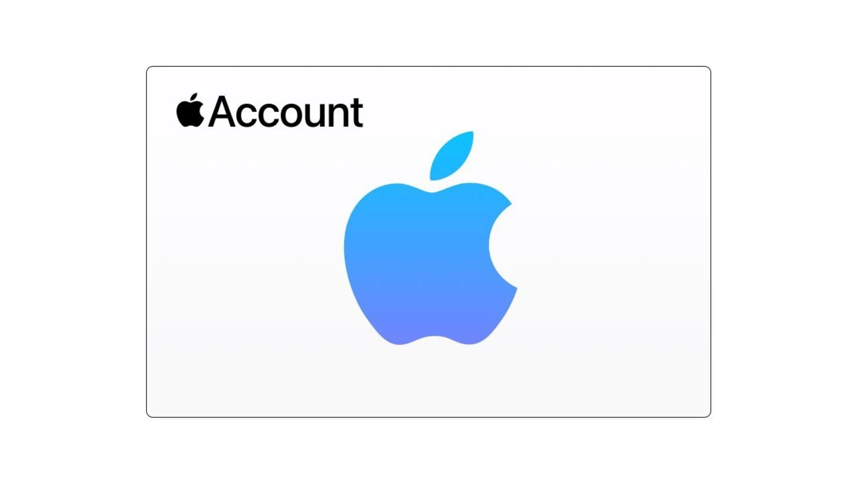 apple account card expansao carteira