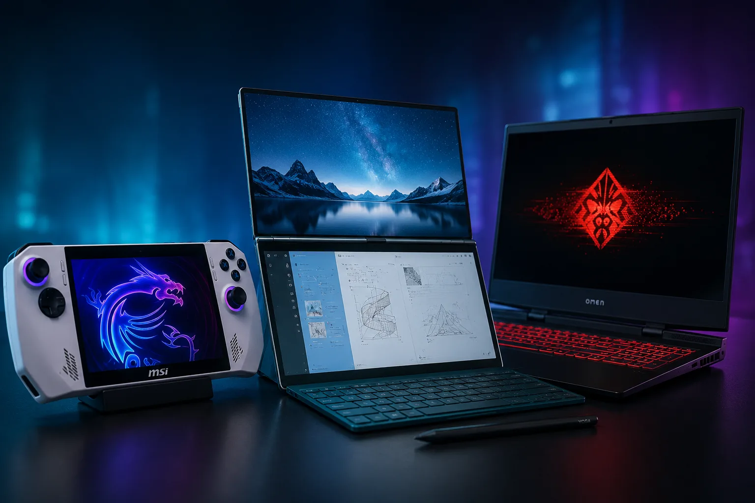 linux 7 3 suporte msi claw yoga book hp omen 1